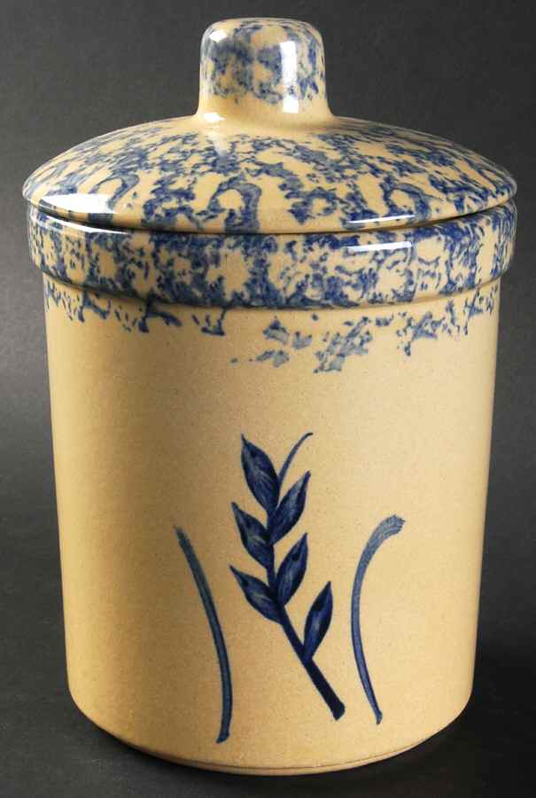Wheat 5" Storage Jar & Lid by Robinson - Ransbottom-1