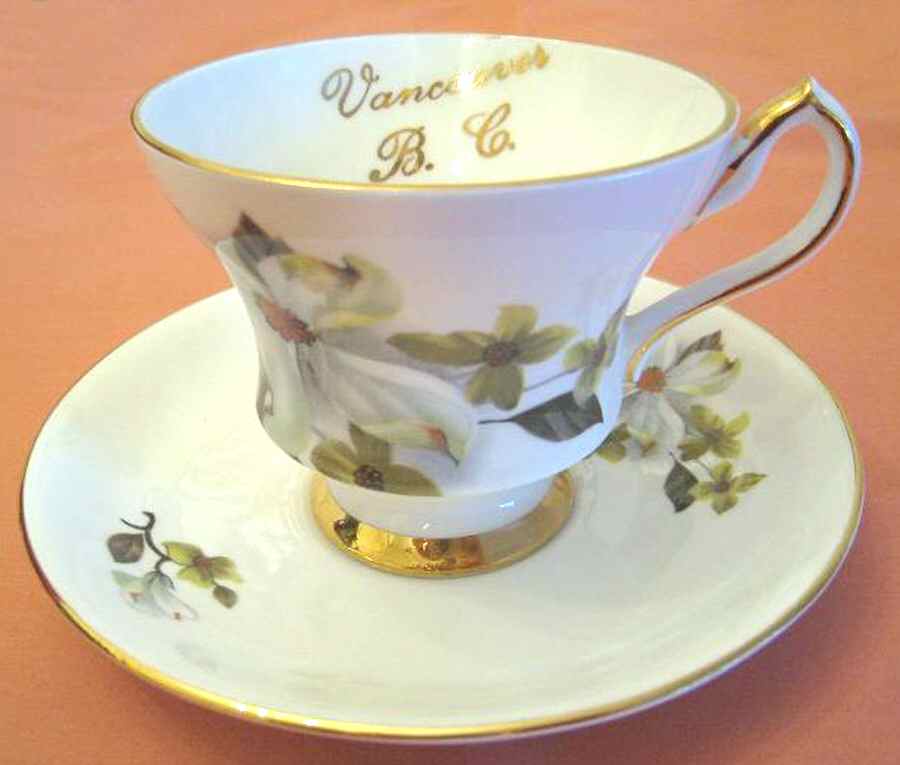 X1781-89 Footed Cup & Saucer Set by Royal London-1