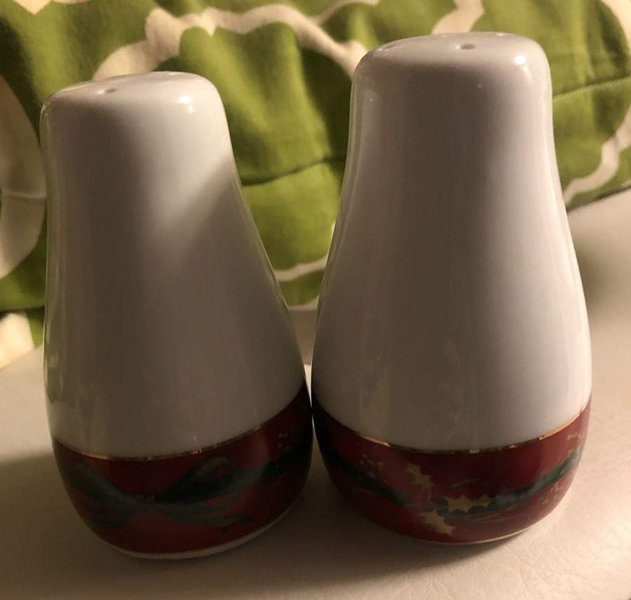 Christmas Berry Red Salt & Pepper Set by Royal Heritage-1