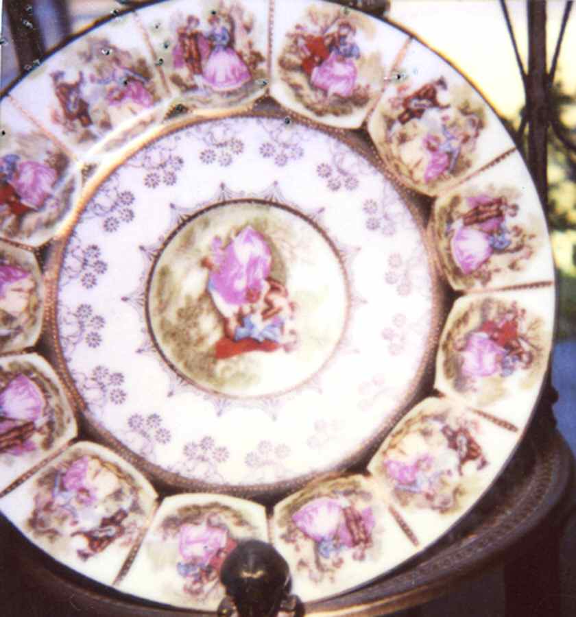 1860 Dinner Plate by Royal Vienna (Austria-Poland)-1