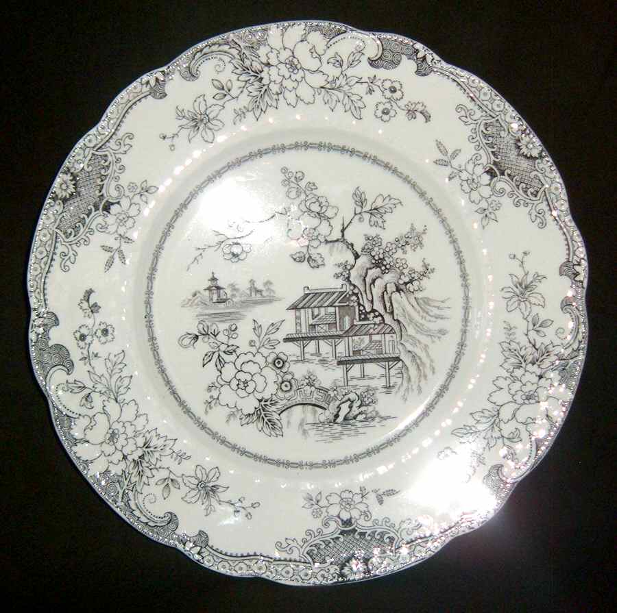 Temple Brown Dinner Plate by Royal Doulton-1
