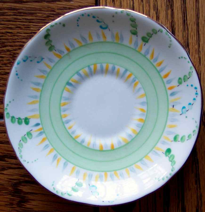7165 (Green) Saucer by Royal Stafford-1
