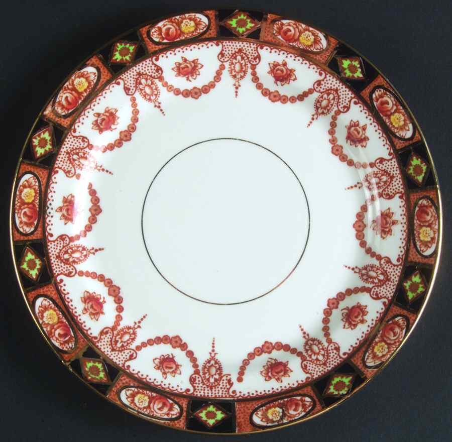 Devon Black (Smooth) Salad Plate by Royal Albert-1