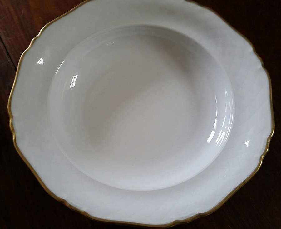 Golden Princess Rim Soup Bowl by Royal Princess-1