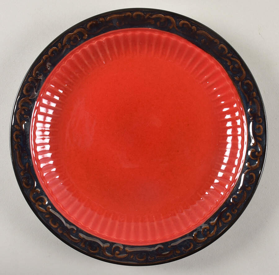 Tara Collection Red Salad Plate by Roscher & Co-1