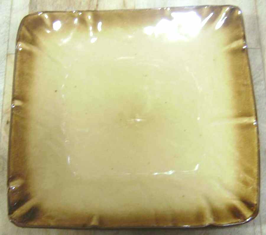 Papier Collection Beige Square Salad Plate by Roscher & Co-1