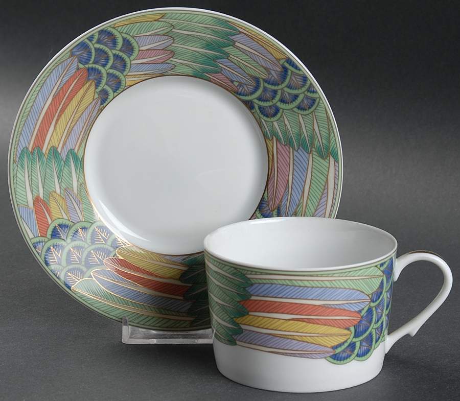 Ramage Flat Cup & Saucer Set by Raynaud-1