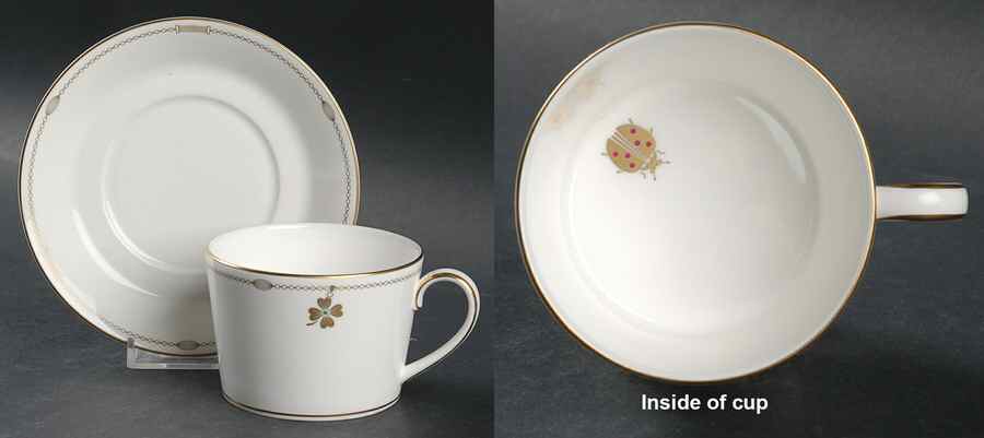 Charms Flat Cup & Saucer Set by Royal Doulton-1