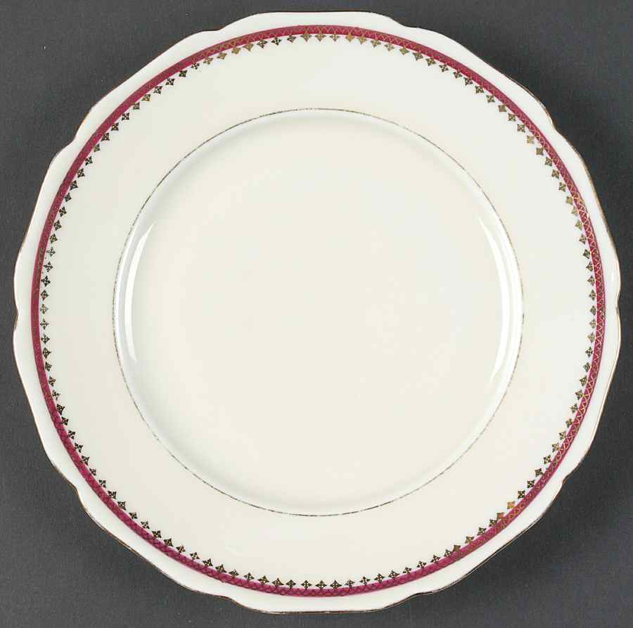 RMZ12 Salad Plate by RM Czechoslovakia-1