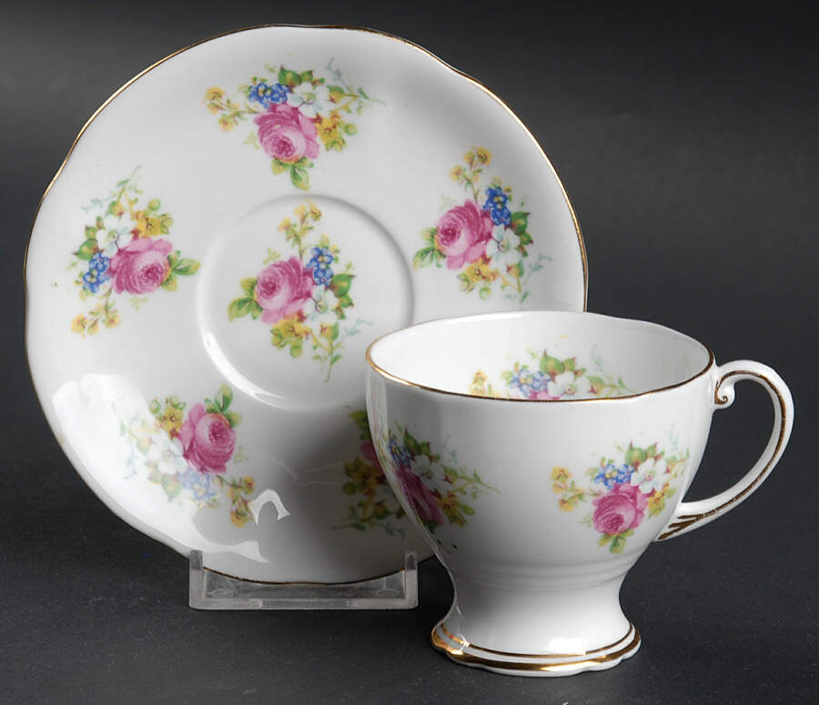 740 Footed Demitasse Cup & Saucer Set by Royal Standard-1