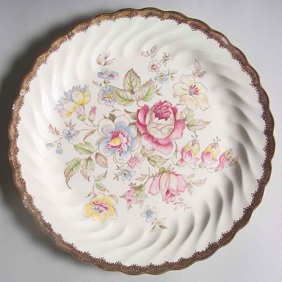 Primrosa (Large Decal) Dinner Plate by Royal (USA)-1