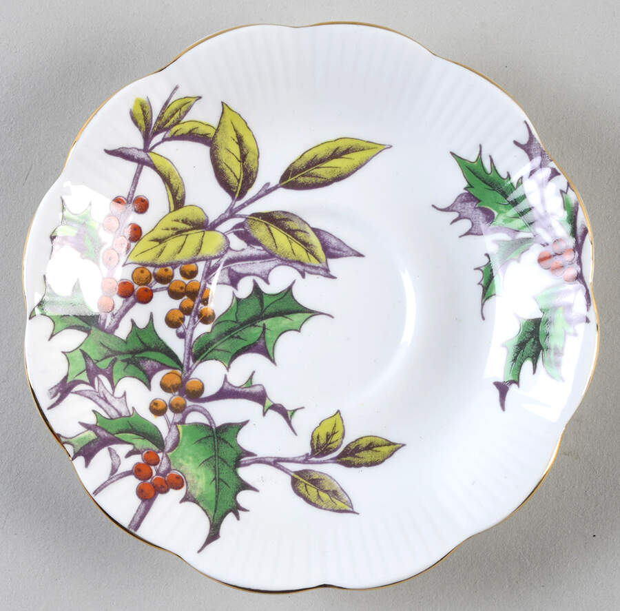Flower of the Month Series Saucer for Footed Cup by Royal Albert-1