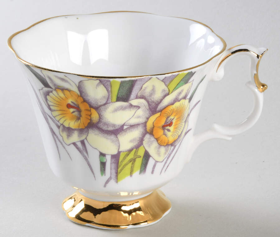 Flower of the Month Series Footed Cup by Royal Albert-1