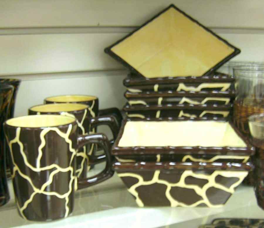 Giraffe Square Soup Bowl by Roscher & Co-1