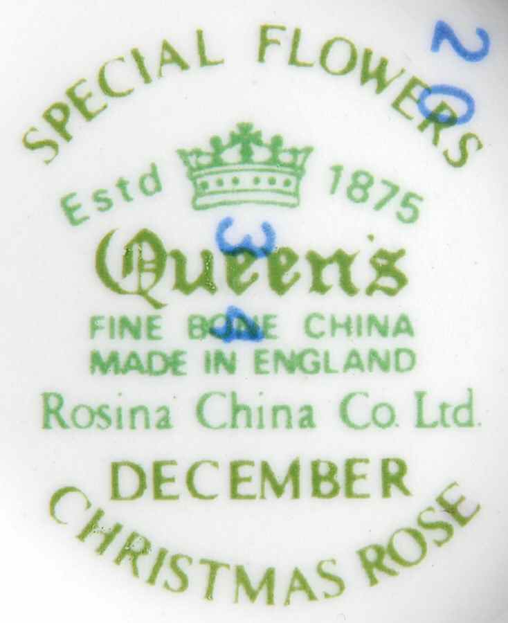 Special Flowers (No Month, Smooth, No Rib) Footed Cup by Rosina-Queens-1
