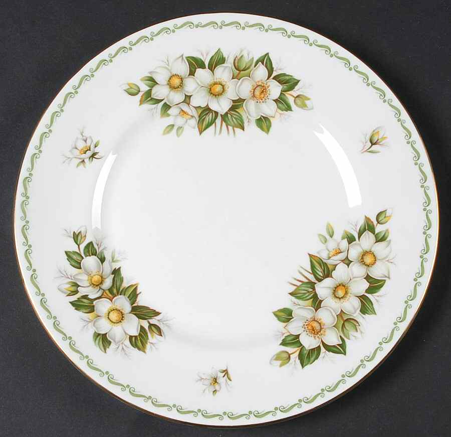 Special Flowers (No Month, Smooth, No Rib) Salad Plate by Rosina-Queens-1