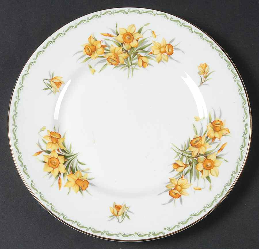 Special Flowers (No Month, Smooth, No Rib) Salad Plate by Rosina-Queens-1