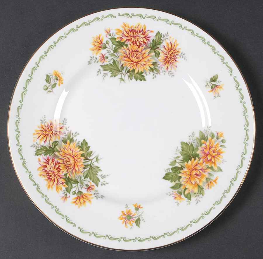 Special Flowers (No Month, Smooth, No Rib) Salad Plate by Rosina-Queens-1