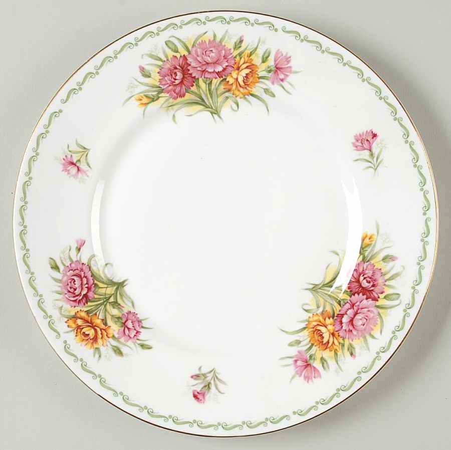 Special Flowers (No Month, Smooth, No Rib) Salad Plate by Rosina-Queens-1