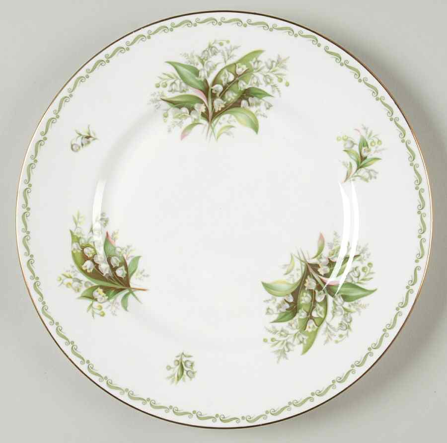 Special Flowers (No Month, Smooth, No Rib) Salad Plate by Rosina-Queens-1