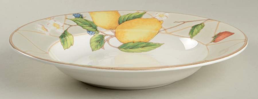 Fruit Salad Large Rim Soup Bowl by Red Vanilla-1