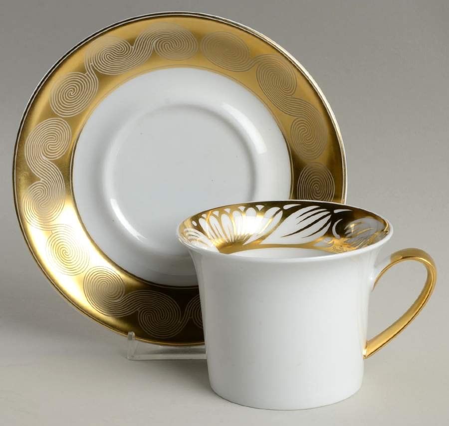 Persis Flat Cup & Saucer Set by Rosenthal - Continental-1