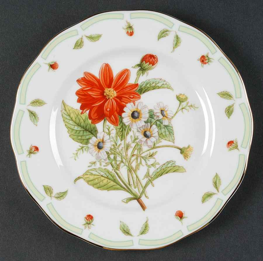 Botanical Teas Salad Plate by Royal Albert-1