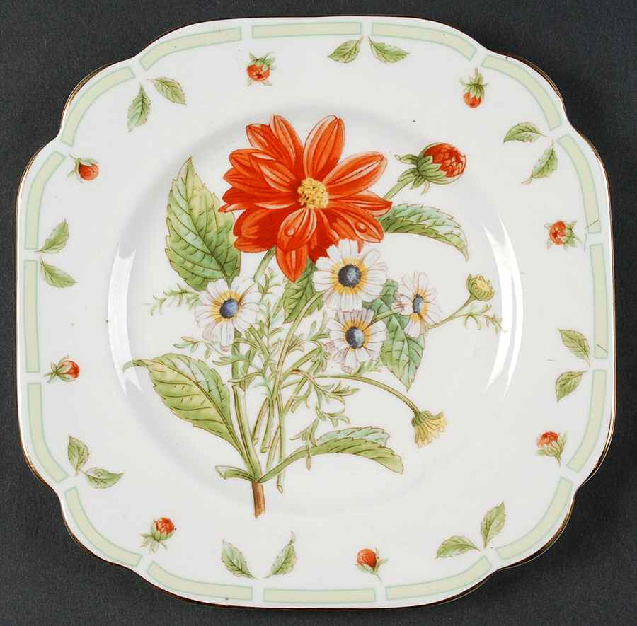 Botanical Teas Square Salad Plate by Royal Albert-1