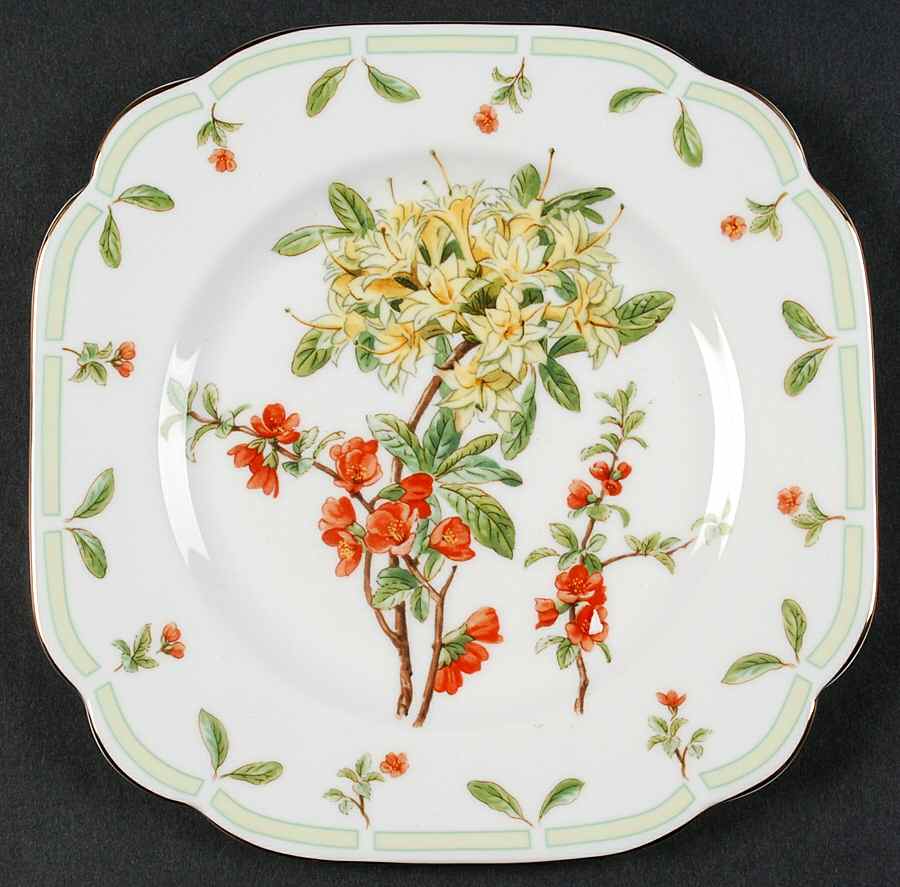 Botanical Teas Square Salad Plate by Royal Albert-1