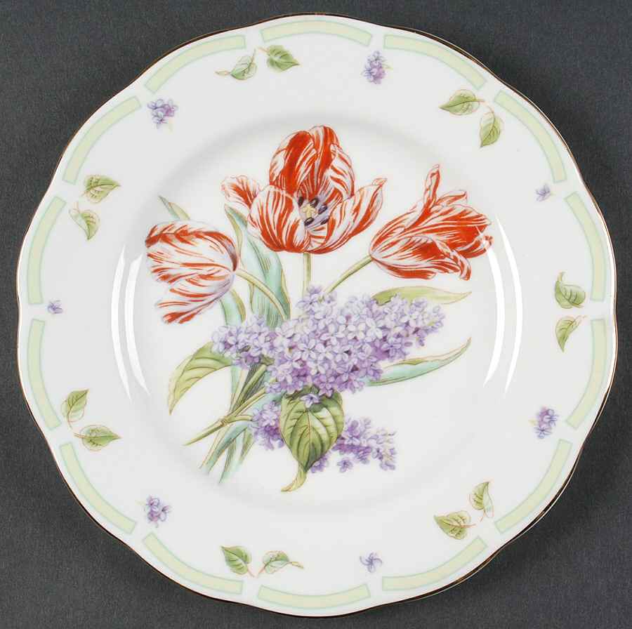 Botanical Teas Salad Plate by Royal Albert-1