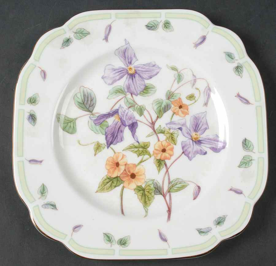 Botanical Teas Square Salad Plate by Royal Albert-1