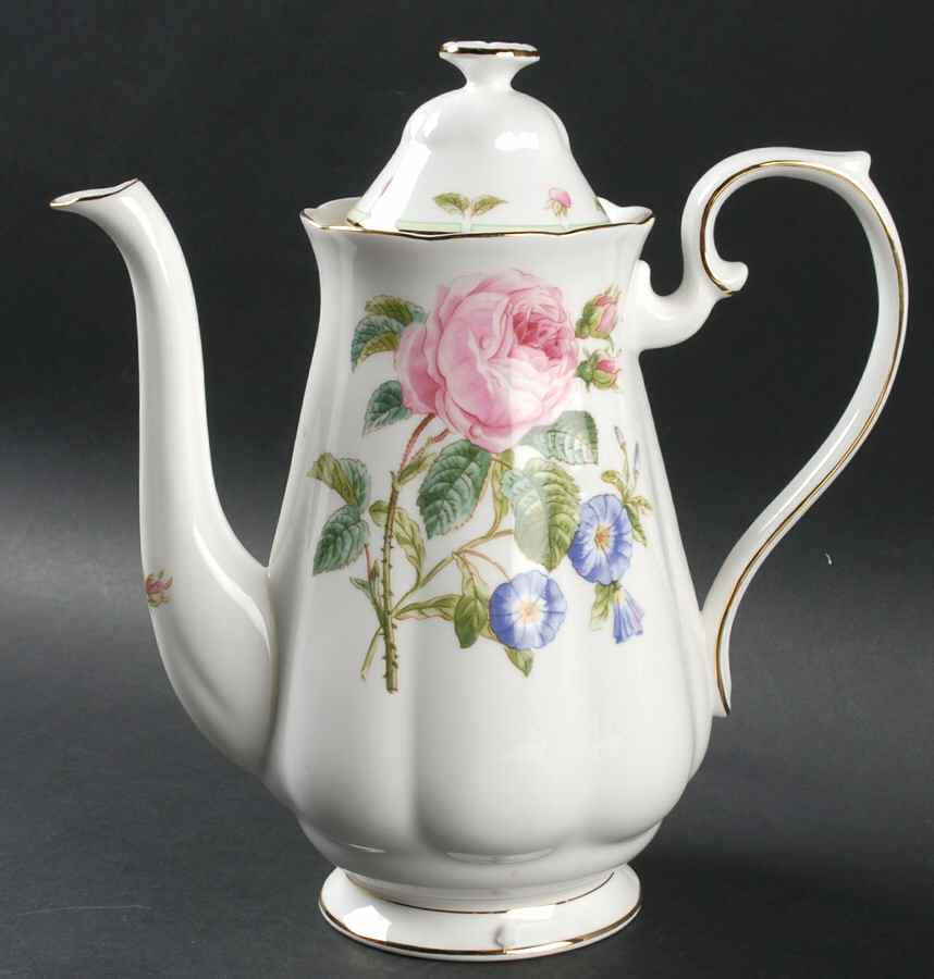 Botanical Teas Coffee Pot & Lid by Royal Albert-1