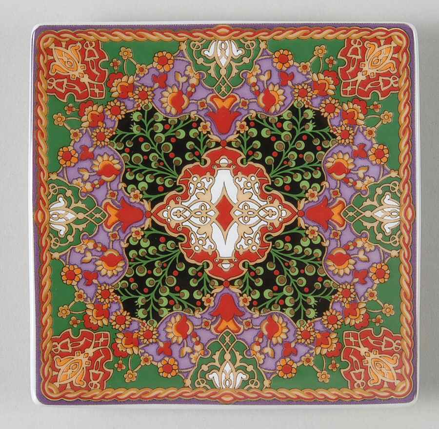 It's Christmas 3" Square Tray by Rosenthal - Continental-1