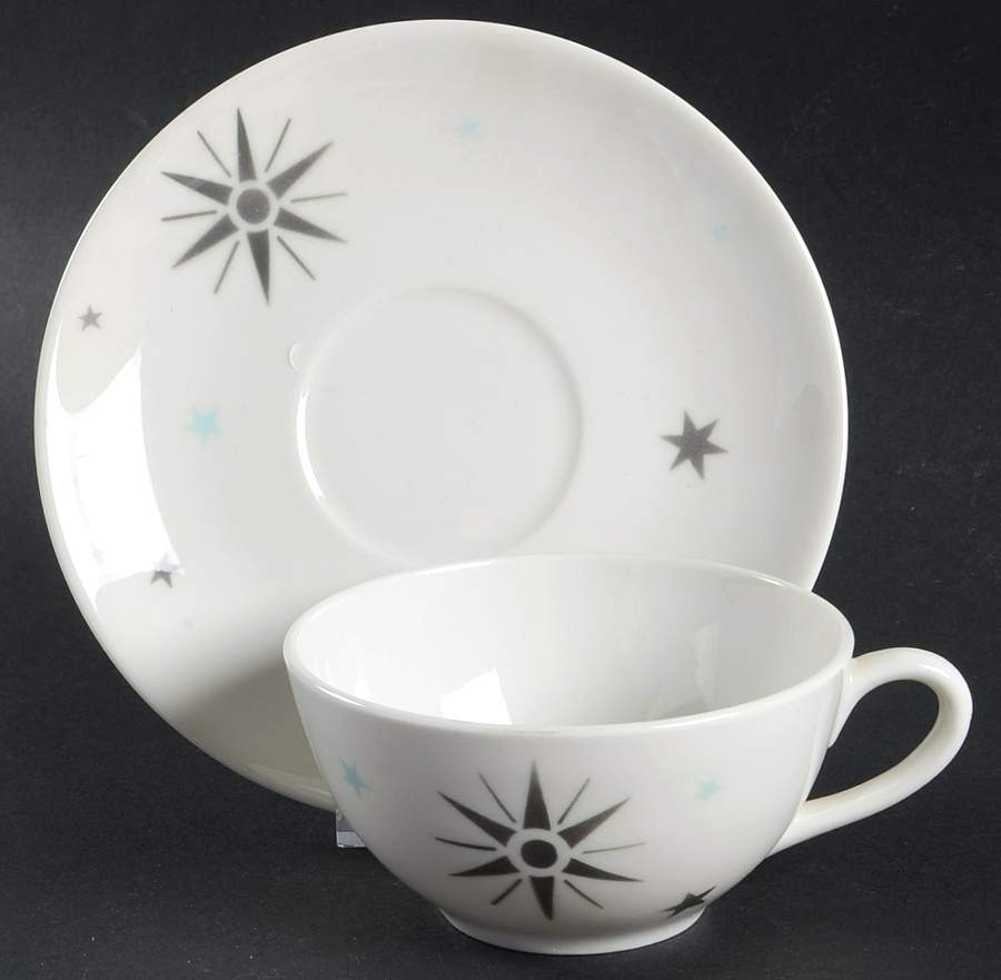 ROJ250 Flat Cup & Saucer Set by Royal Jackson-1