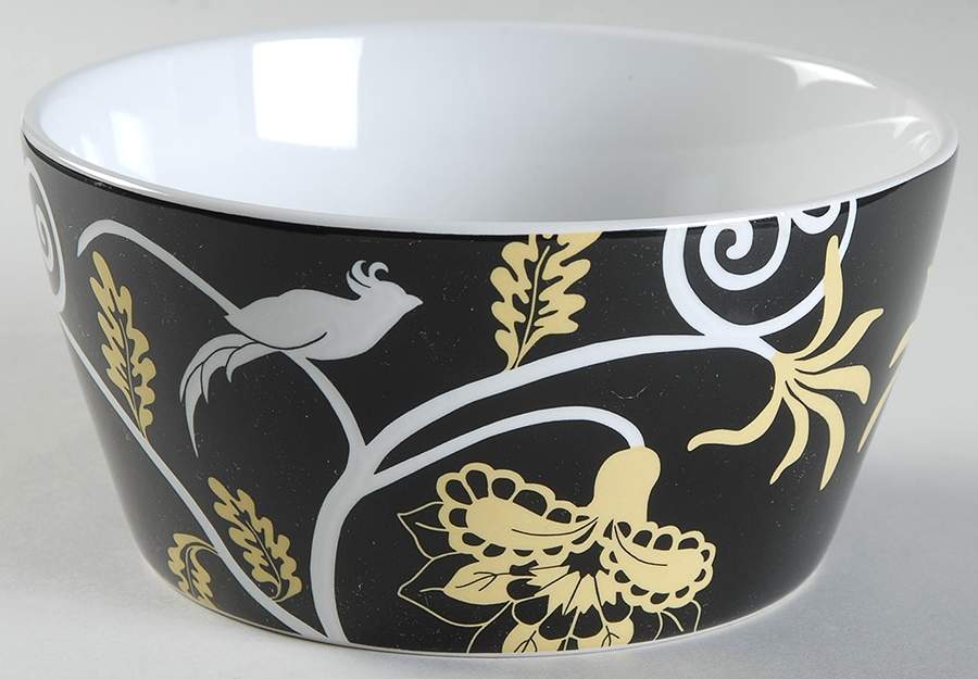 Songbird Yellow and Black Soup/Cereal Bowl by Roscher & Co-1