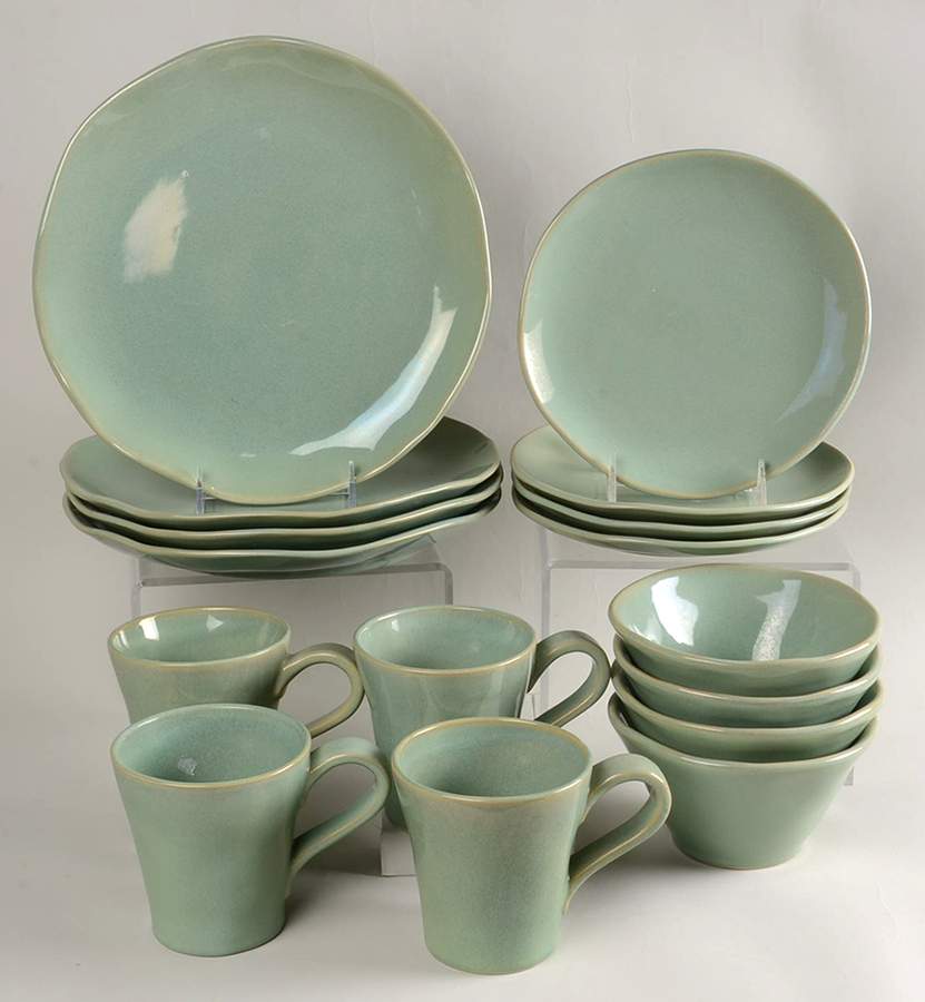 Uno Green 16 Piece Set by Roscher & Co-1