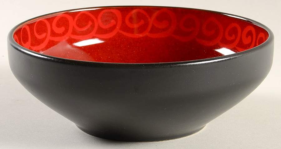 Stephanie Red Soup/Cereal Bowl by Roscher & Co-1