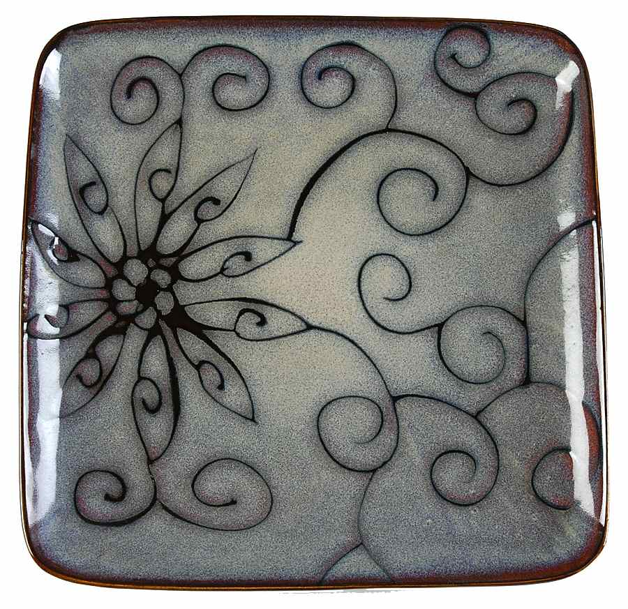 Olivia Slate Salad Plate by Roscher & Co-1
