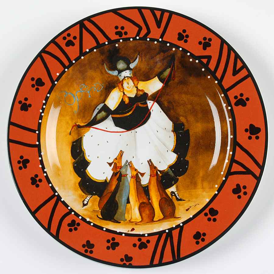 A Walk in the Park Salad Plate by Roscher & Co-1
