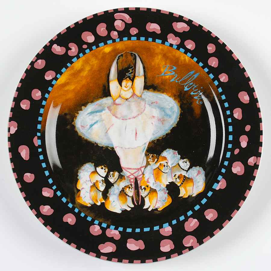 A Walk in the Park Salad Plate by Roscher & Co-1