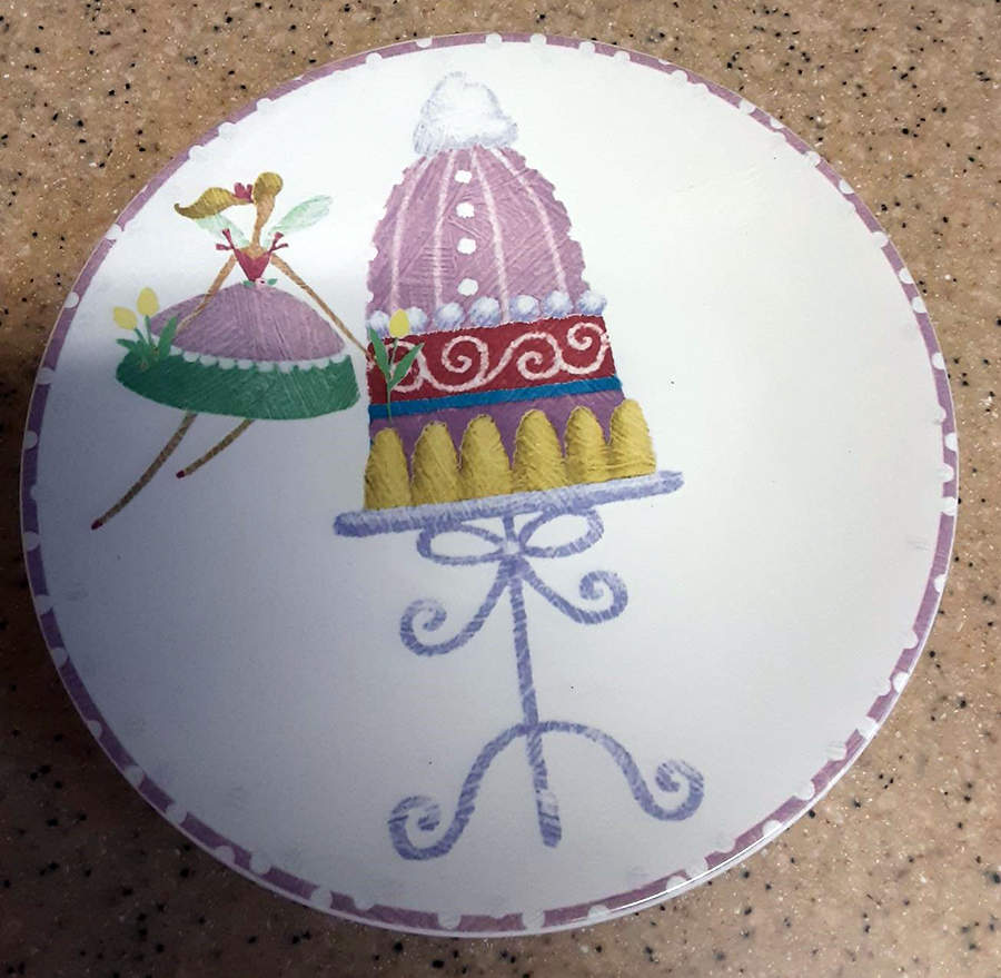 Pixie Chix Salad Plate by Roscher & Co-1