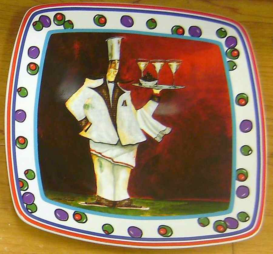 Martini Chefs Salad Plate by Roscher & Co-1