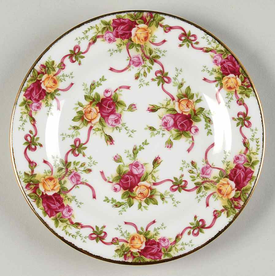 Old Country Roses (Classic Collection V) Dessert/Pie Plate by Royal Albert-1