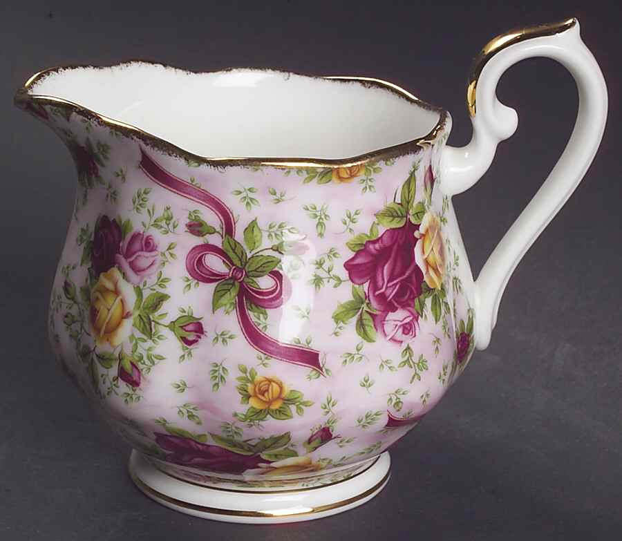 Old Country Roses (Pink Chintz) Creamer by Royal Albert-1