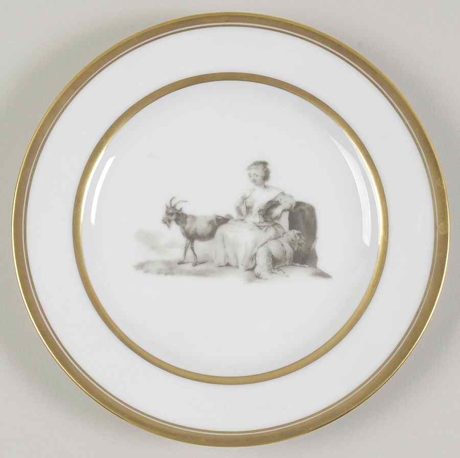 Pastorale Bread & Butter Plate by Royale (France)-1