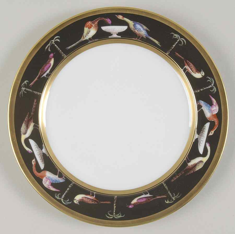 Aux Oiseaux Salad Plate by Royale (France)-1