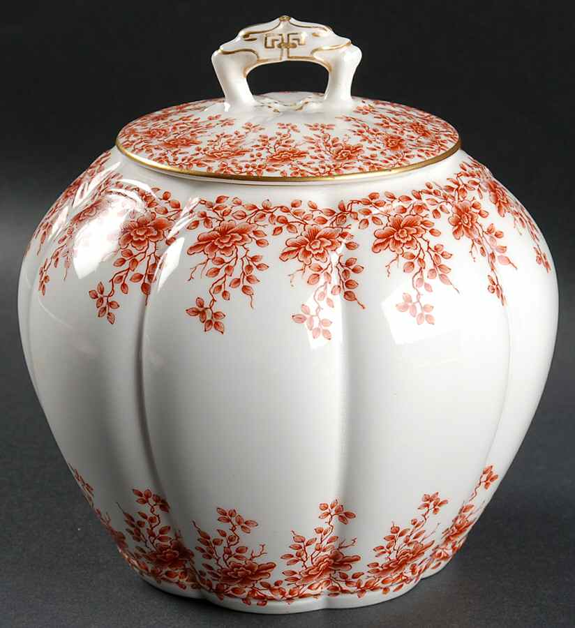 W3824 Biscuit Barrel & Lid by Royal Worcester-1