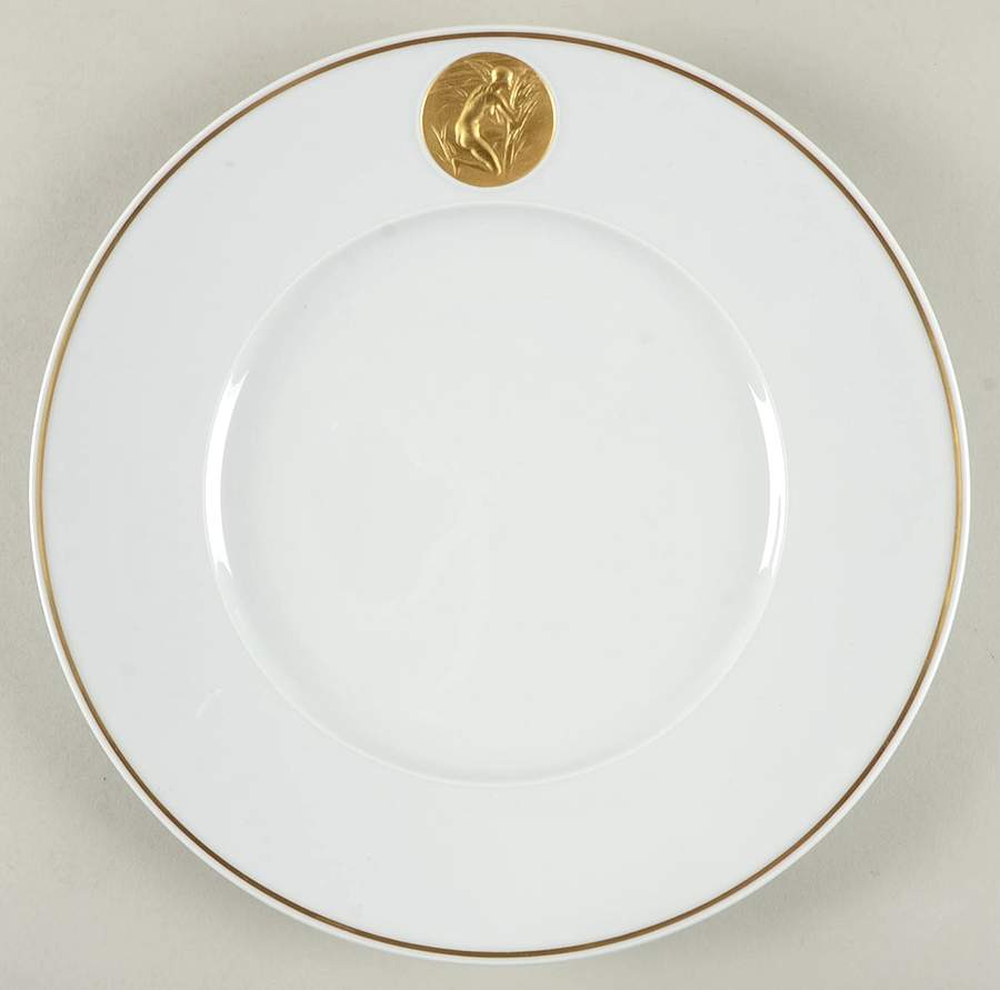 Arcadia (Gold Cameo and Trim) Dinner Plate by Royal Berlin-1
