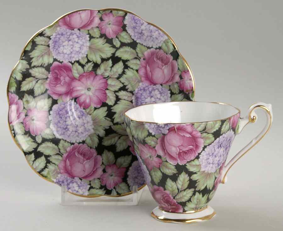 1446 Footed Demitasse Cup & Saucer Set by Royal Standard-1