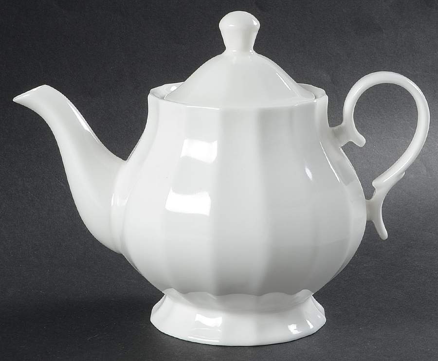 Scalloped Teapot & Lid by Roscher & Co-1
